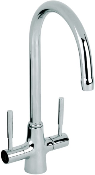 Larger image of Mayfair Kitchen Astor Monoblock Kitchen Tap With Swivel Spout (Chrome).