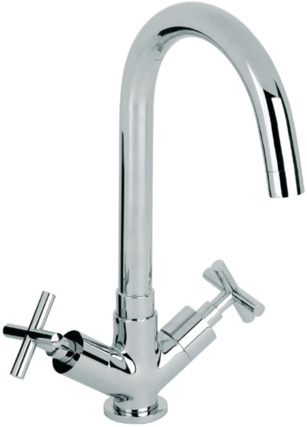 Larger image of Mayfair Kitchen Apollo Monoblock Kitchen Tap With Swivel Spout (Chrome).