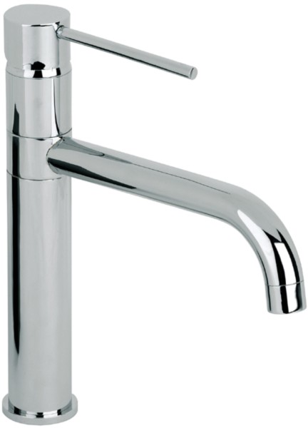 Larger image of Mayfair Kitchen Ascot High Rise Kitchen Mixer Tap With Swivel Spout (Chrome).