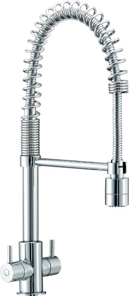 Larger image of Mayfair Kitchen Astro Monoblock Kitchen Tap With Pull Out Rinser (Chrome).