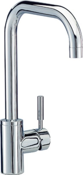 Larger image of Mayfair Kitchen Roma Monoblock Kitchen Tap With Swivel Spout (Chrome).