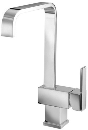 Larger image of Mayfair Kitchen Flow Monoblock Kitchen Tap With Swivel Spout (Chrome).