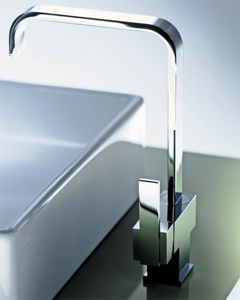 Example image of Mayfair Kitchen Flow Monoblock Kitchen Tap With Swivel Spout (Chrome).