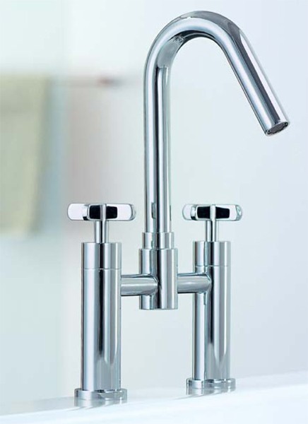 Example image of Mayfair Loli Bath Filler Tap (High Spout, Chrome).