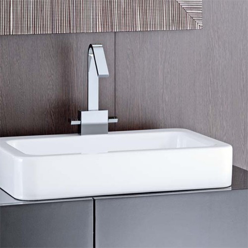 Example image of Mayfair Milo Mono Basin Mixer Tap With Click-Clack Waste (Chrome).