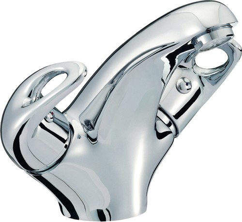 Larger image of Mayfair Orion Mono Basin Mixer Tap With Pop Up Waste (Chrome).