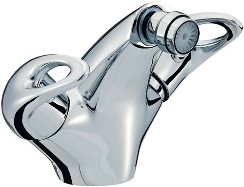 Larger image of Mayfair Orion Mono Bidet Mixer Tap With Pop Up Waste (Chrome).