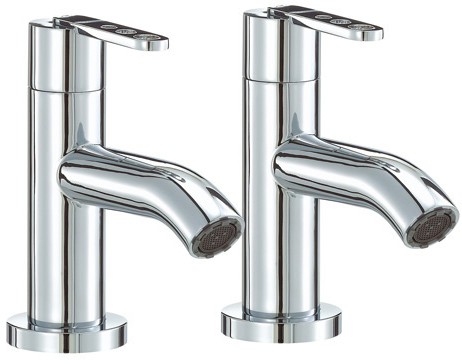 Larger image of Mayfair Zoom Bath Taps (Pair, Chrome).