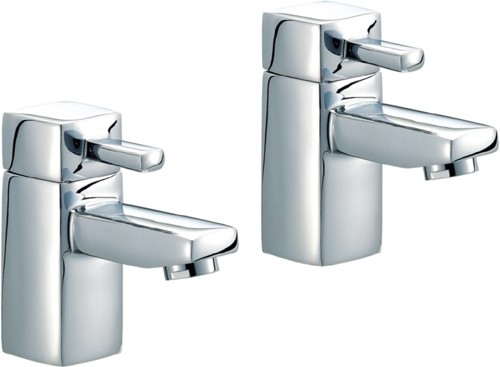 Larger image of Mayfair QL Bath Taps (Pair, Chrome).