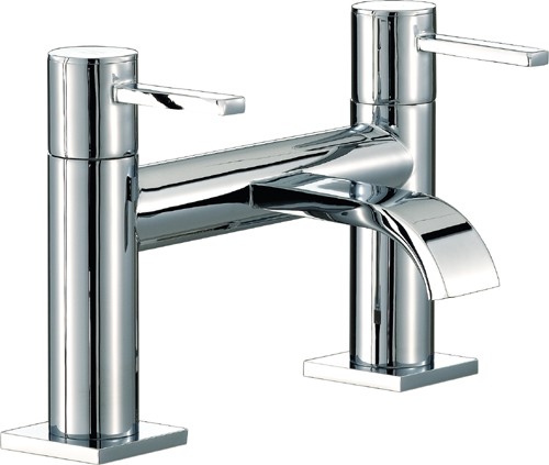 Larger image of Mayfair Wave Bath Filler Tap (Chrome).