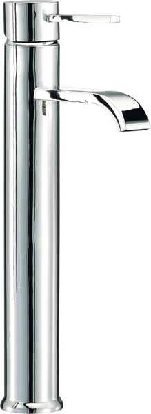 Larger image of Mayfair Wave Basin Mixer Tap, Freestanding, 352mm High (Chrome).