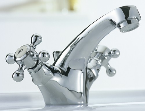 Example image of Mayfair Ritz Mono Basin Mixer Tap With Pop Up Waste (Chrome).