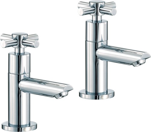 Larger image of Mayfair Series C Basin Taps (Pair, Chrome).