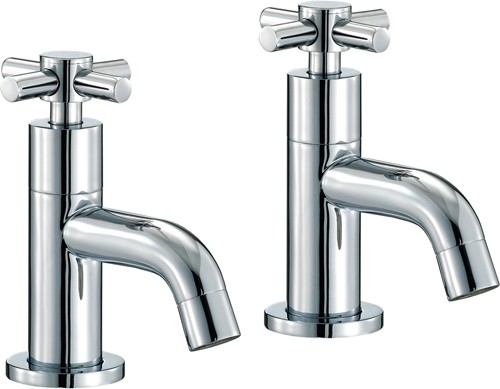 Larger image of Mayfair Series D Basin Taps (Pair, Chrome).