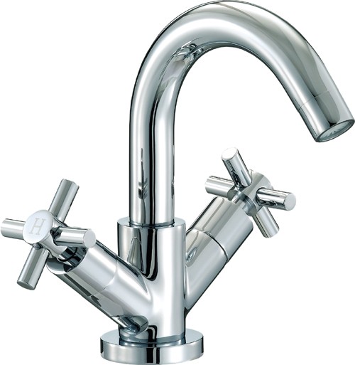 Larger image of Mayfair Series D Mono Basin Mixer Tap With Pop-Up Waste (Chrome).