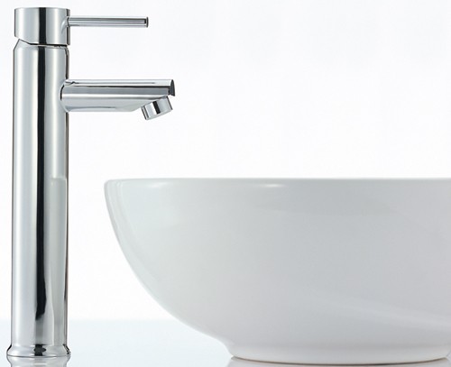 Example image of Mayfair Series K Basin Mixer Tap, Freestanding, 292mm High (Chrome).