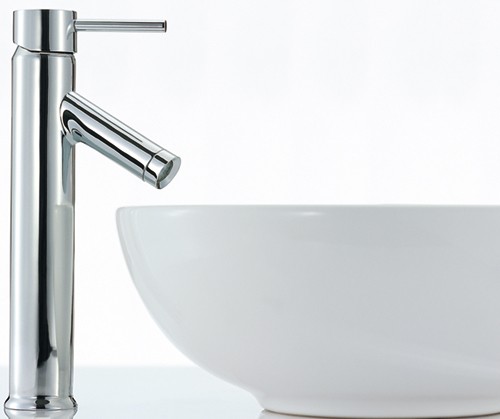 Example image of Mayfair Series N Basin Mixer Tap, Freestanding, 292mm High (Chrome).