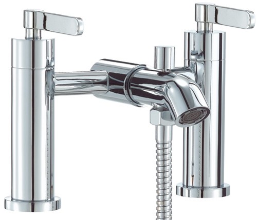 Larger image of Mayfair Stic Bath Shower Mixer Tap With Shower Kit (Chrome).