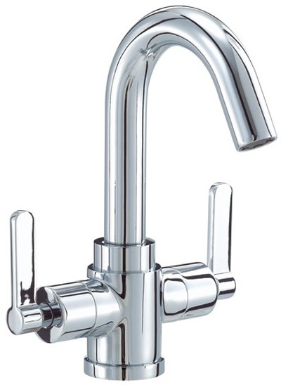 Larger image of Mayfair Stic Mono Basin Mixer Tap With Pop-Up Waste (Chrome).