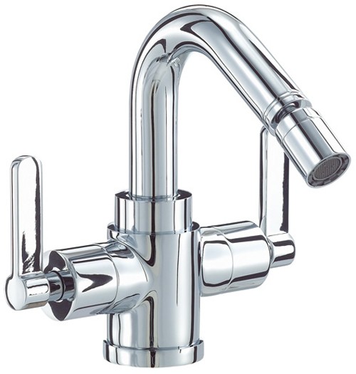 Larger image of Mayfair Stic Mono Bidet Mixer Tap With Pop-Up Waste (Chrome).