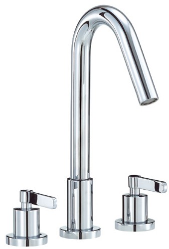 Larger image of Mayfair Stic 3 Tap Hole Bath Filler Tap (Chrome).