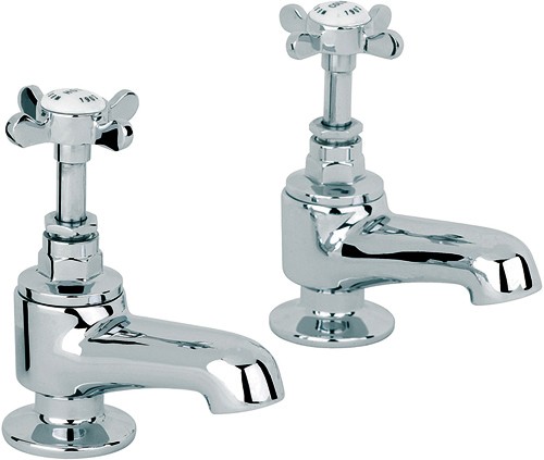 Larger image of Mayfair Westminster Bath Taps (Pair, Chrome).