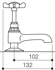 Technical image of Mayfair Westminster Basin & Bath Shower Mixer Tap Pack With Wastes.