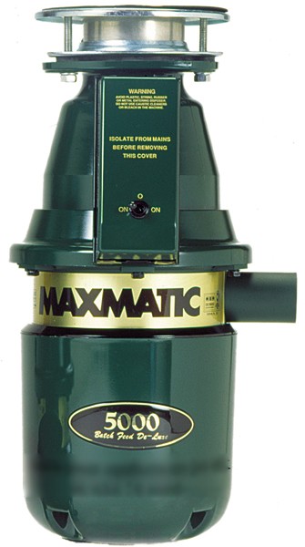 Larger image of Maxmatic 5000 Deluxe Batch & Continuous Feed  Waste Disposal Unit.