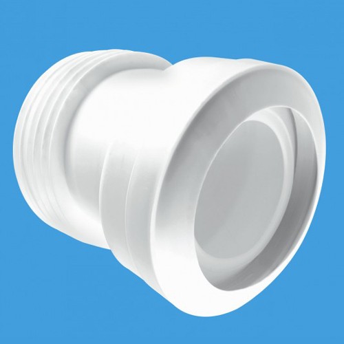 Larger image of McAlpine Plumbing WC 4"/110mm 14 Degree Toilet Pan Connector (Macfit).