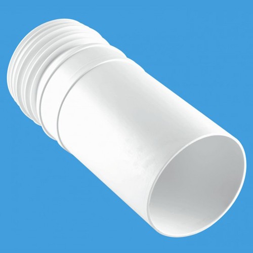 Larger image of McAlpine Plumbing WC 4"/110mm Extension Pipe Connector (Macfit).