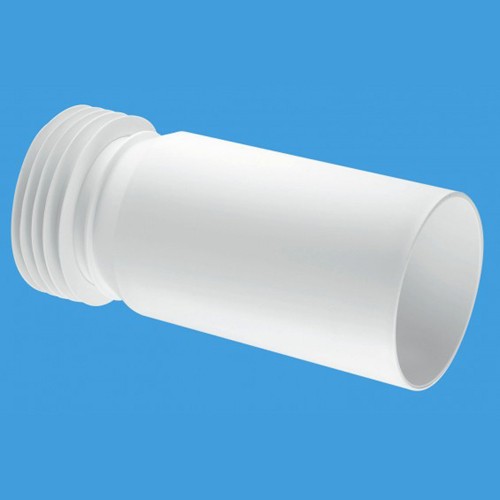 Larger image of McAlpine Plumbing WC 4"/110mm Extension Pipe Adjustable Connector.