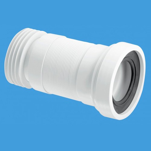 Larger image of McAlpine Plumbing WC 4"/110mm Toilet Pan Flexible Connector 410mm.