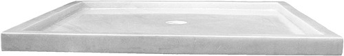 Example image of Marblessence Slimline Luxury Stone Shower Tray. 900x900x50mm. (Marble)