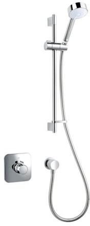 Larger image of Mira Adept Concealed Thermostatic Shower Valve With Slide Rail Kit (Chrome).