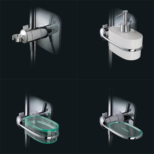 Example image of Mira Adept Concealed Thermostatic Shower Valve With Rigid Riser Kit.