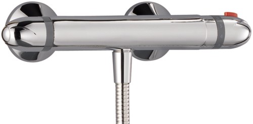 Example image of Mira Coda Thermostatic Bar Shower Valve With Shower Kit (Chrome).