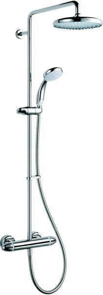 Larger image of Mira Coda Pro ERD Thermostatic Bar Shower Valve With Slide Rail Kit.