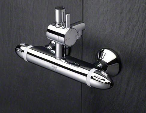 Example image of Mira Coda Pro ERD Thermostatic Bar Shower Valve With Slide Rail Kit.