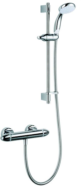 Larger image of Mira Coda Pro EV Thermostatic Bar Shower Valve With Slide Rail Kit.