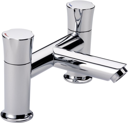 Larger image of Mira Discovery Deck Mounted Bath Filler Tap (Chrome).