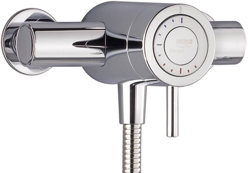 Larger image of Mira Element Exposed Thermostatic Shower Valve (Chrome).
