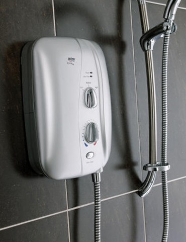 Example image of Mira Electric Showers Elite ST Electric Shower (Satin & Chrome, 9.8kW).
