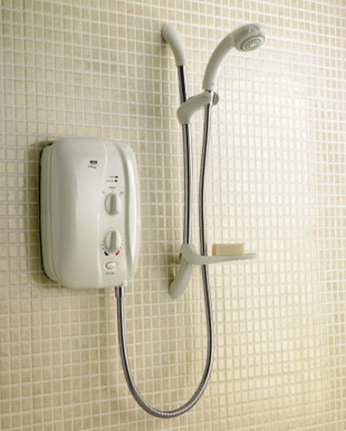 Larger image of Mira Electric Showers Elite ST Electric Shower (White & Chrome, 10.8kW).