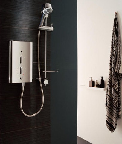Larger image of Mira Electric Showers Mira Escape 9.8kW thermostatic in chrome.