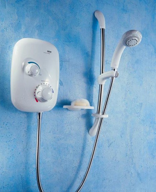 Larger image of Mira Power Showers Mira Event XS in white & chome.