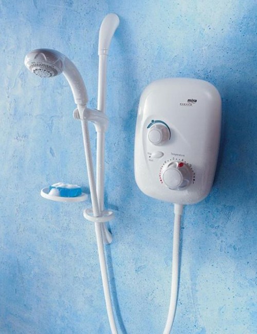 Larger image of Mira Power Showers Mira Event XS Thermostatic in white.