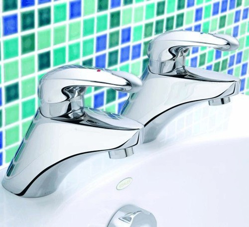 Example image of Mira Excel Bath Taps (Pair, Chrome).