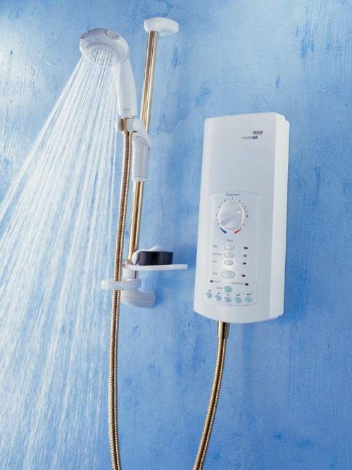 Larger image of Mira Electric Showers Mira Advance ATL Memory 9.0kW thermostatic in gold.