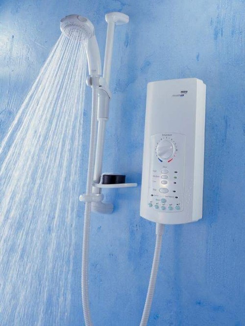 Larger image of Mira Electric Showers Mira Advance ATL Memory 9.0kW thermostatic, white.