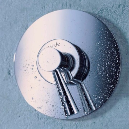 Example image of Mira Mode Thermostatic Concealed Shower Valve, Rigid Riser & 8" Head.